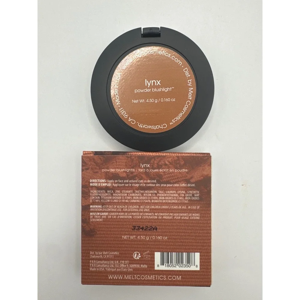 Melt‎ Cosmetics Powder Blushlight Lynx Warm Terracotta Shimmer Blush Highlighter